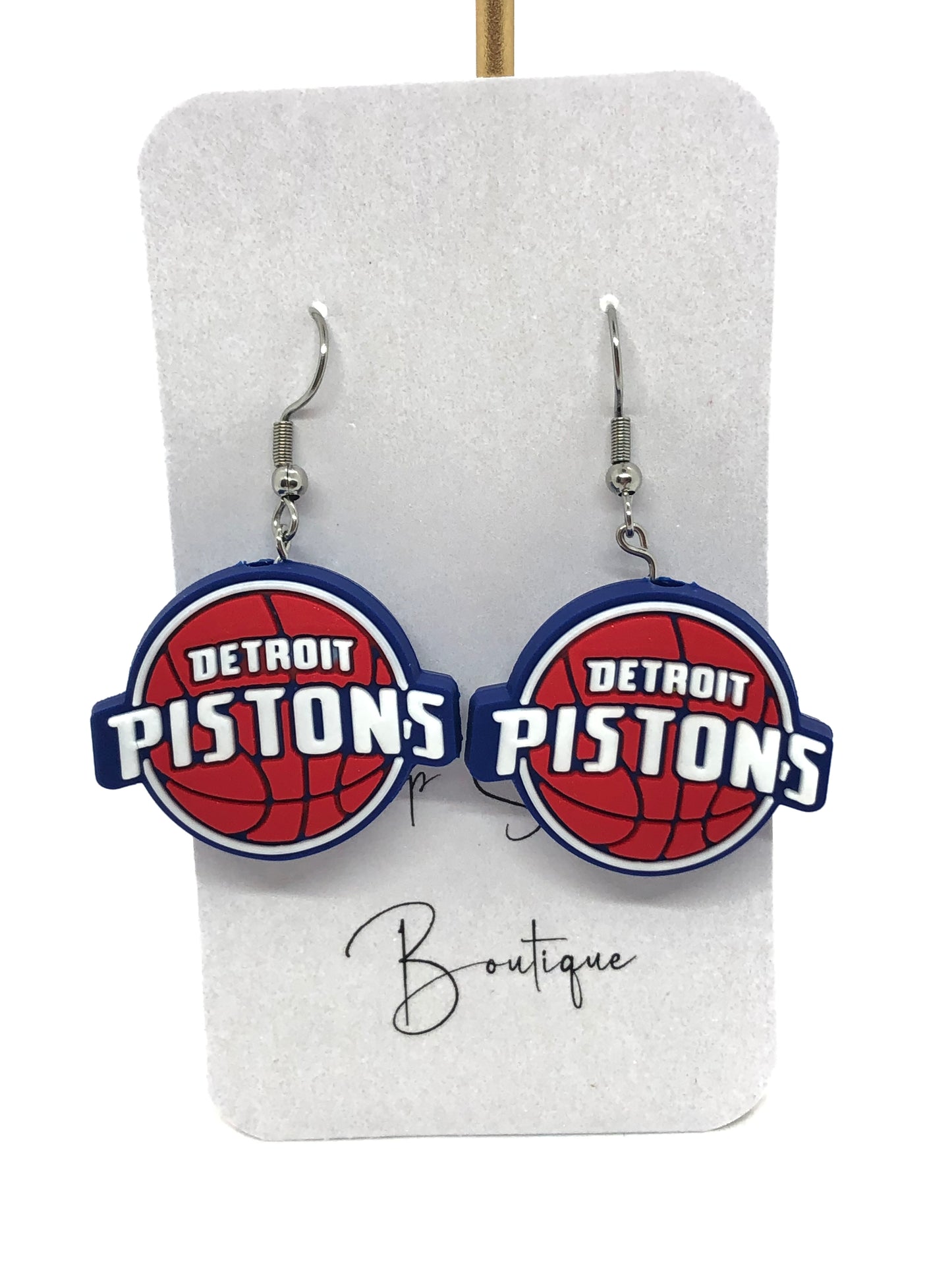 Detroit Pistons earrings