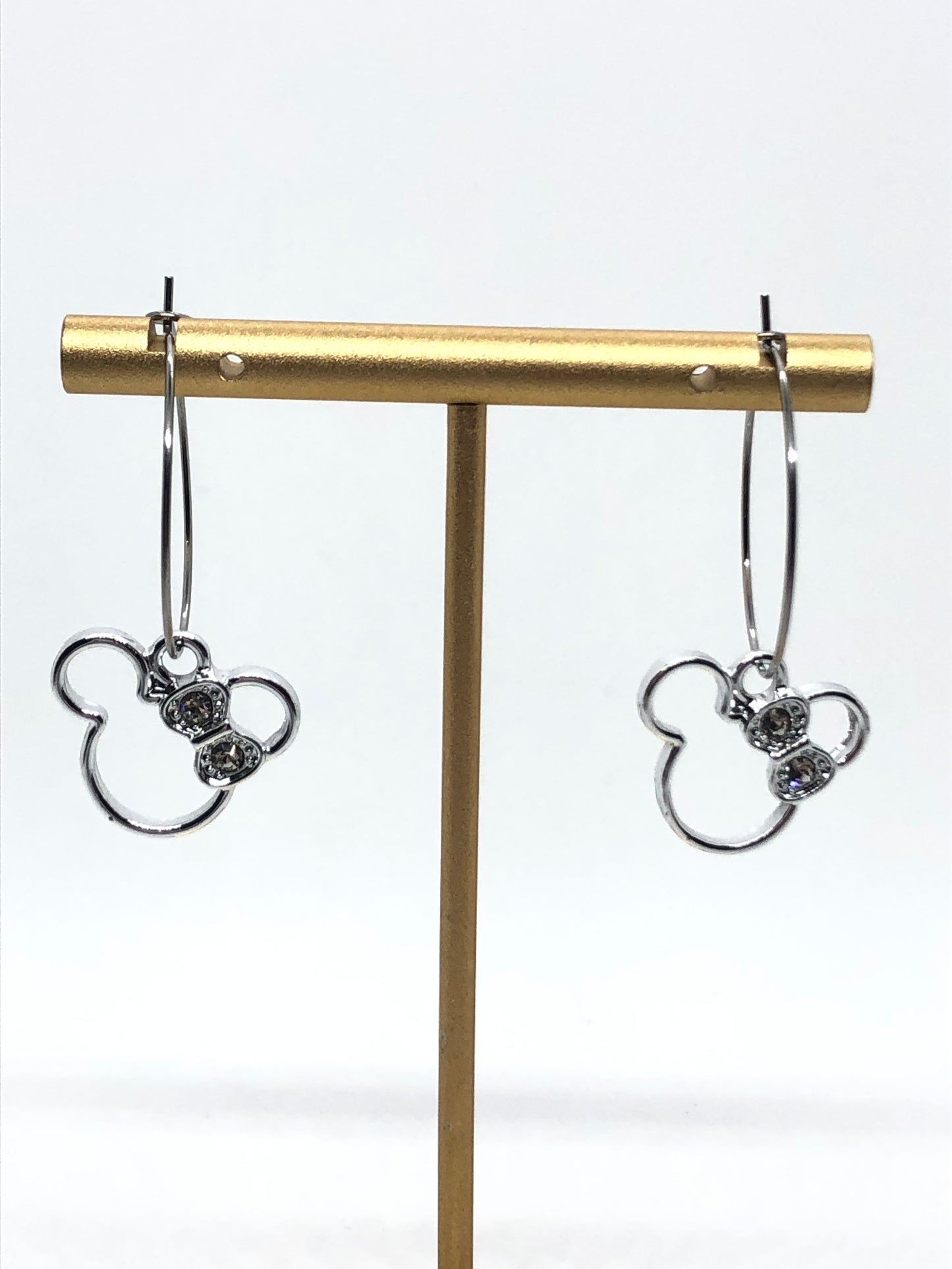 Mickey Mouse earrings-hoops