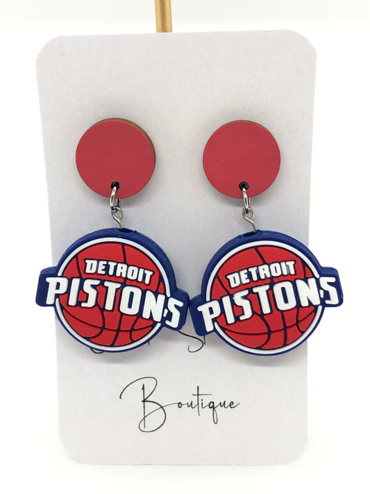 Detroit Pistons earrings