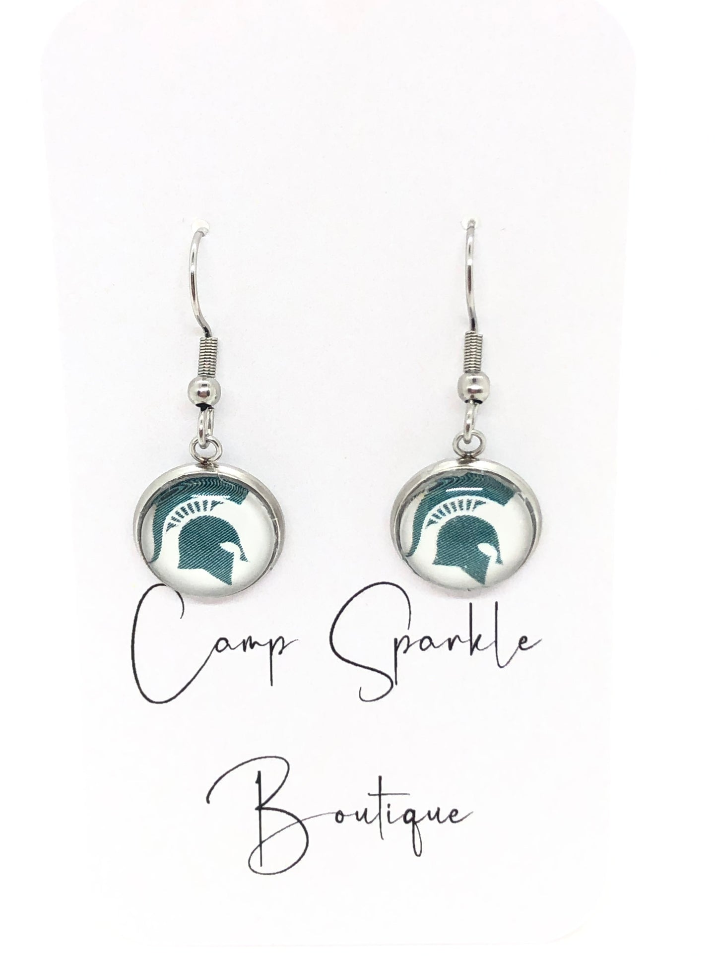 Michigan State Spartans earrings-hooks