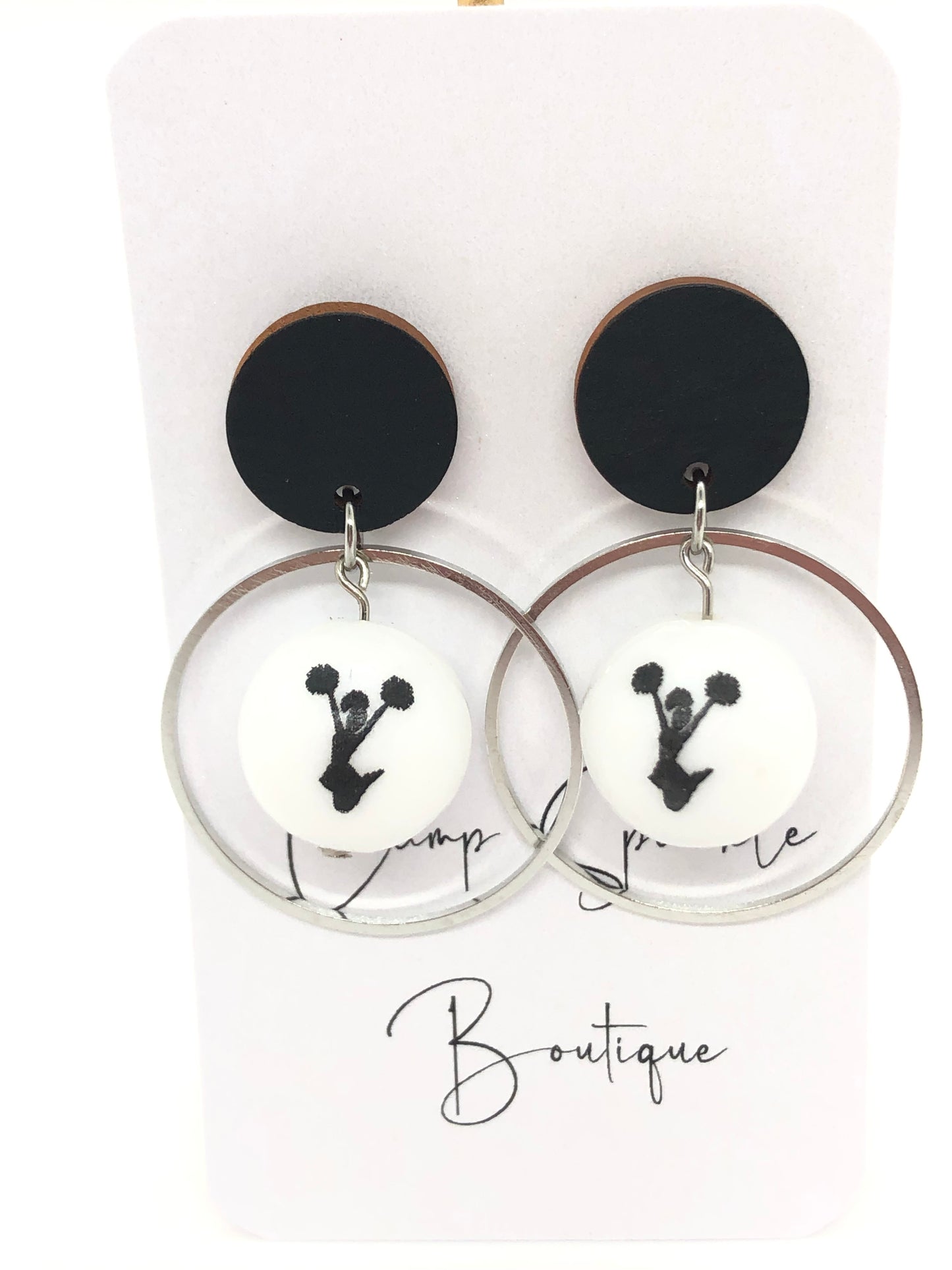 Cheerleading earrings-dangles