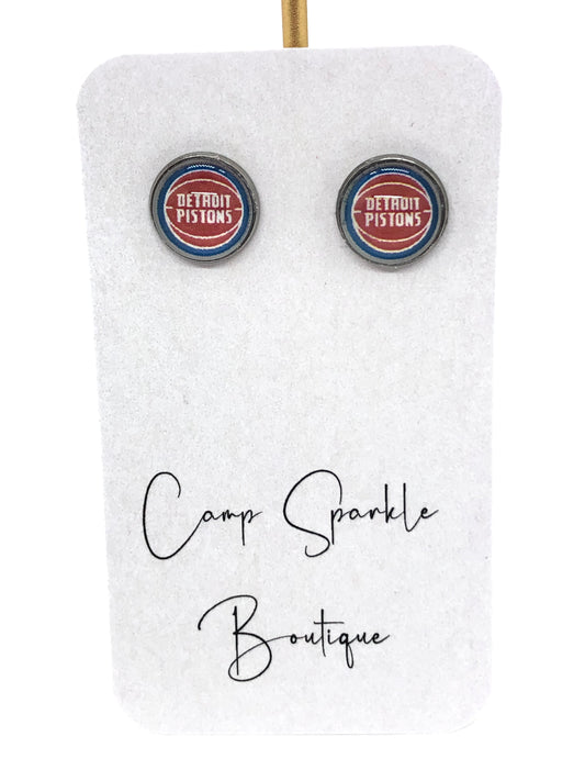 Detroit Pistons earrings-posts