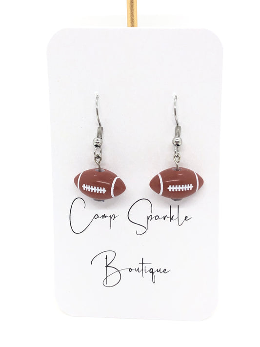 Football earrings-hook