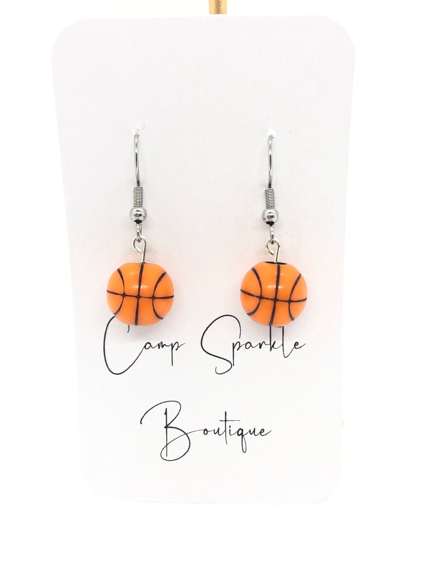 Basketball earrings-hook