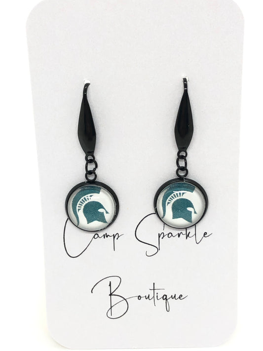 Michigan State Spartans earrings-hooks