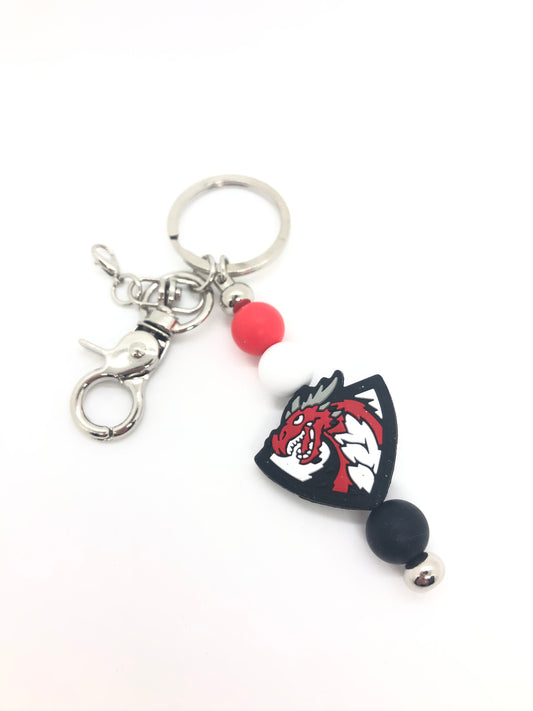 Swartz Creek dragons keychain